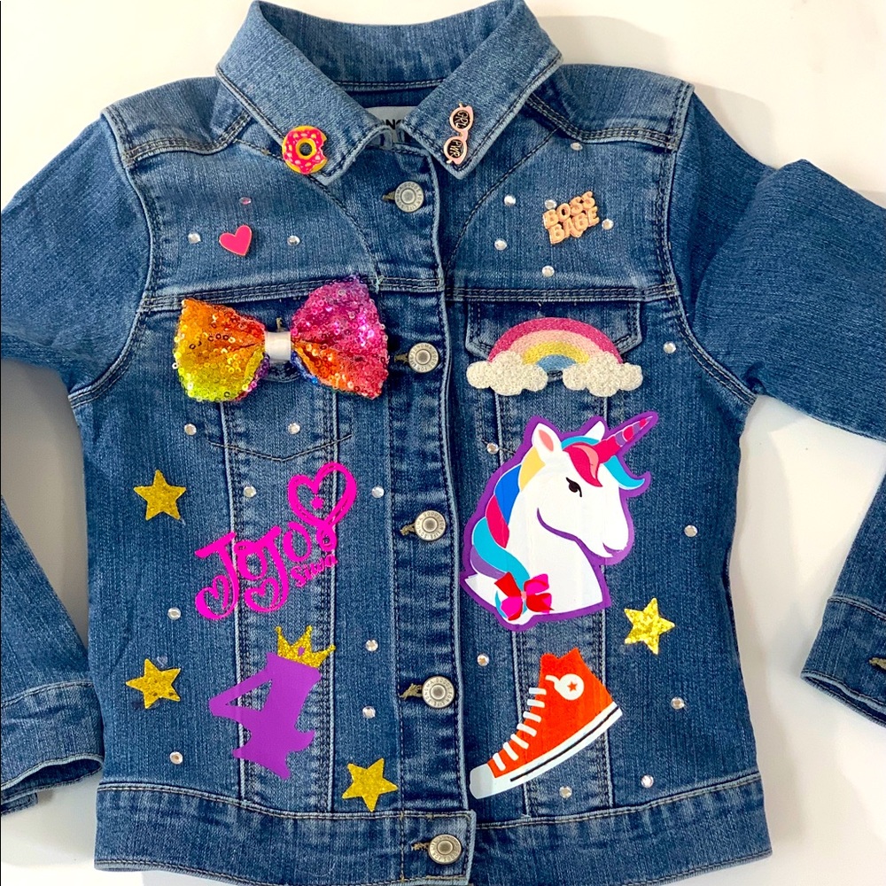 JoJo Siwa personalized Jean Jacket Birthday